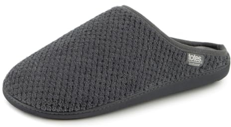 Isotoner® Mens Swept Back Popcorn Mule Slipper