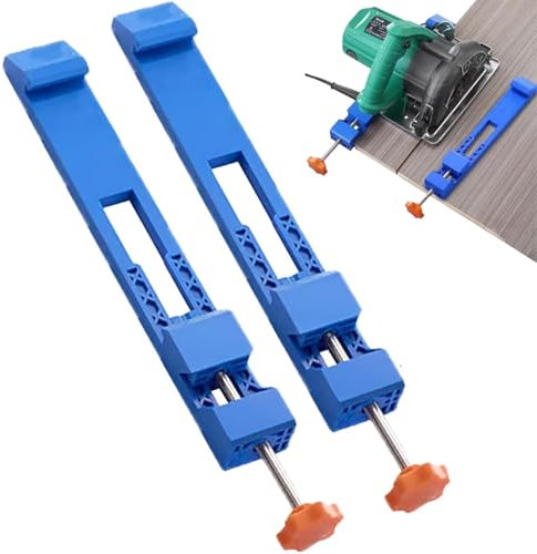 Guida di base per macchina da taglio regolabile, guida di precisione per il taglio del legno, morsetto di posizionamento per sega circolare elettrica, guida per sega circolare, posizionamento rapido,