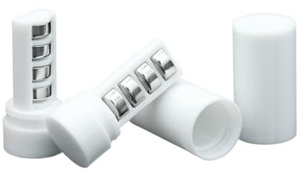 Slimline Coin LR44 / SR44 Battery Casey Case, soft durable material - Pack of 2 (Holds 4 Batteries)