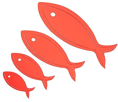 BESTonZON 1satz Acryl Spiegelfisch Wandsticker Selbstklebende Abnehmbare Dekoration Für Schlafzimmer Und Wohnzimmer Realistische Unterwasserwelt Teiliges