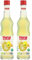 Toschi Zero+ Sciroppo Senza Zuccheri al gusto di Limone e Zenzero in Bottiglia di vetro da 560 ml. (Confezione da 2)