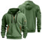 Hoodie Herren Oversize Winter Dicke Kapuzenpulli Casual Sweatshirt Hip Hop Outdoor Kapuzenpullover Personalisierte Hoodie Langarm Pullover mit Taschen Kordelzug 2024 Winter Pulli(Mint Green,L)