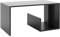 Vicco Couchtisch Lonar, Couchtisch mit der Ablage, Anthrazit, 80 x 46.6 cm