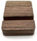 Smartify Handyhalterung Holz dunkel - Handyhalter iPhone Samsung und Kindle - Smartphone Ständer für Tisch - Handy Halterung Büro Schreibtisch - Dockingstation Naturholz Design Handy Halter Homeoffice
