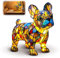 LOMUG Deko Nachtlicht, Hundeserie LED Lampe, Hundelampen aus Harz, Haustier Dekolampe Nachtlampe für Hundefans, Wohndeko Night Light Energieklasse A (Bulldogge)