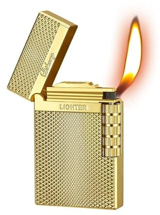 Kerosinfeuerzeug Nachfüllbar Einstellbare Jet Flamme für Kerze Küche Grill Camping Schmuck Schweißen, Männer Geschenk mit Geschenkbox