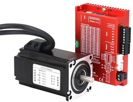 2Phase Nema23 2.2N.m Closed Loop Stepper Motor Driver Kits Shaft Dia.8mm 5A SSD2505M+YK257EC80E1 with Cable