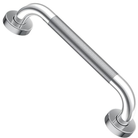 Barre d'appui de douche antidérapante en acier inoxydable pour personnes âgées et handicapées 80 cm