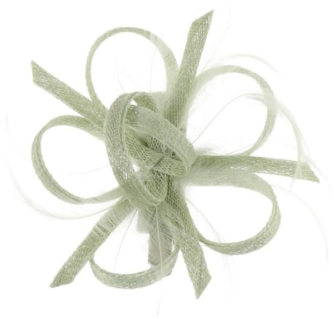 McBURN Clip Fascinator Haarschmuck Kopfschmuck Anlasshut Damen - Made in Italy Sommer Frühling-Sommer