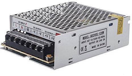 Docooler AC 100V ~ 240V a DC 24V 5A 50W Trasformatore di tensione interruttore SPG.Computer Notebook per strisce LED