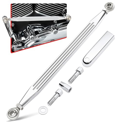 Amazicha Chrome Shift Linkage Compatible for Harley Davidson Softail Dyna Road King Electra Glide Street Glide Touring 1980-2024