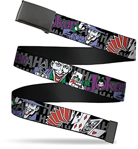 Buckle-Down Herren Webgürtel Joker 3,8 cm Gürtel, Mehrfarbig, Einheitsgröße