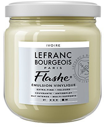 Lefranc Bourgeois Flashe Acrylique Pot 400ml Ivoire