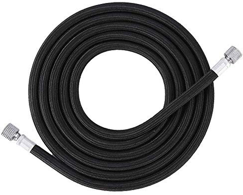1.8M EVA Braided Air Hose Airbrush Air Tube Air Compressor Connecting Tools Standard 1/8-1/4 Adaptor Fitting on Both Ends Coupling with Connects