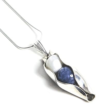 6th anniversary necklace | Two peas in a pod | Mixed birthstones | Iron anniversary | 6 years together | Sentimental husband & wife gift