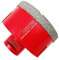 SHDIATOOL Broca de Diamante 75MM Vacío Soldadura para Perforación en Seco Porcelana Azulejo Granito Mármol M14