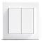 GIRA + Senic Friends of Hue Smart Switch | Compatibile con Philips Hue (senza batteria, nessuna ricarica) | Interruttore e dimmer wireless Homekit | Made in Germany | Bianco Opaco