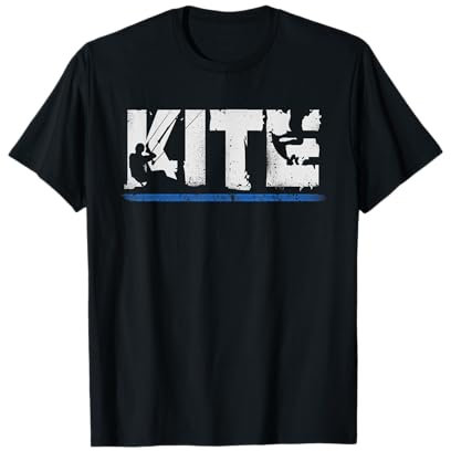 KITE Kiten Kiteboarding Kitesurfen Surf Vintage Retro T-Shirt