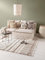 benuta Pop Teppich OYO - Creme 120x180 cm - Eleganter Boho Look Teppich für Schlafzimmer und Wohnzimmer - Maschinengewebt - Für Fußbodenheizung geeignet