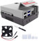 DVOZVO Retro Gaming Nes4Pi Gehäuse für Raspberry Pi 4 Model B Mit Lüfter und Kühlkörper