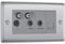 BG Electrical Quadplex TV/FM and Double Satellite Socket
