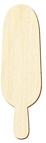 Holz Eis am Stiel V2 - Deko Basteln 3-50cm, Pack mit:25 Stück, Höhe:38cm hoch