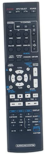 ALLIMITY AXD7569 Replaced Remote Control Compatible with Pioneer Home Theater AV Receiver HTP-710 HTP-610 HTP-SB510 HTP-FS510 VSX-324-K-P VSX-822 VSX-916-K VSX-1022
