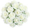 Kesote 50x Künstliche Blumenköpfe Blütenköpfe Kunst Blumen Rosen Köpfe für Hochzeit Party Deko DIY (Ø 4cm, Hellgelb)