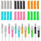 SHULLIN Pack of 24 Mouse Cable Protectors Type C Charger Cable Protector Charging Cable Protector Silicone USB Protection Cable Holder Spiral Cable Protector for Mobile Phones (6 Colours)
