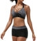 Jarseila Femme Elégant Maillots de Bain 2 Pièces Sport Bikini Halterneck Push Up Bikini Taille Haute Shorty Tankini