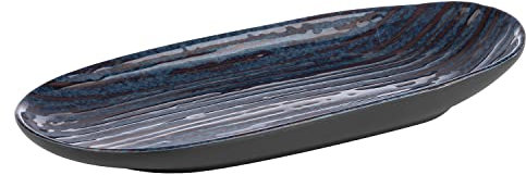 APS 85055 LOOPS/Plato de melamina para platos de gran variedad de alimentos, 28,0 x 13,5 x 4,0 cm