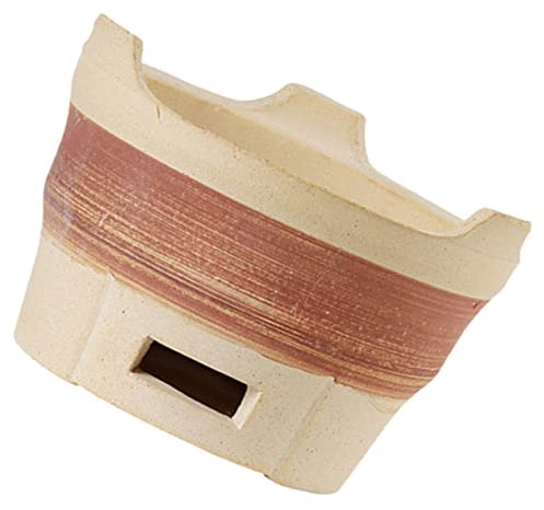 OFFSCH Holzkohlegrillofen Draußen Grillöfen Für Garten Camping Bbq-herd Mit Belüftung Tonmaterial Grillzubehör