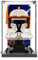 icuanuty Acrylic Display Case for Lego Star Wars Clone Commander Cody Helmet Set 75350, Dust-Proof Storage and Organisation Display Case for Lego Model, Size: 25 x 20 x 20 cm (Display Case Only)