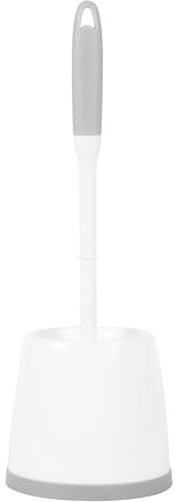 Beldray LA080714UFFEU7 Antibac Toilet Brush – Toilet Cleaner With Holder, Durable & Tough Bristles Treated To Eliminate Bacteria Build Up, Secure Brush Topper, Compact Non-Slip Base For Bathrooms