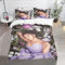 CHEFFS Ariana Bettwäsche135x200, Ariana Bettwäsche-Set Für Jugendliche, Sänger Bettwäsche Mikrofaser 3D Drucken Bettbezug (135 x 200 cm,3)