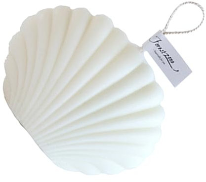 Mobestech 2 Stk Schale Kerze Wohnkultur Kerzengeschenke für Frauen Kerze aus Sojawachs das Shell-Aromatherapie-Kerze Duftkerze Hochzeit schmücken Begleiter Fräulein Paraffin Weiß