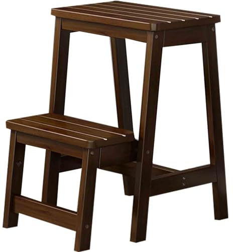 Silla Escalera Creativa Silla Escalera Plegable Multifuncional Silla Escalera Ascendente de Interior Taburete de Tres Escalas Taburete Escalera Multiusos de Interior para el hogar Diseño Resistente y