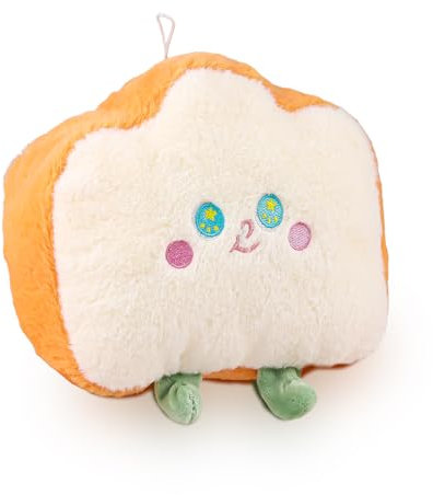 ANBOOR Juguetes rellenos de tostadas, lindos juguetes de peluche para niños, divertidos cojines de peluche, juguetes de peluche de pan suave como regalos para niños, niñas, novias