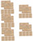 VILLCASE 50 Stück Geschenkpapier Verpackungspapier Kartenverpackung Platzwert Würfel Papierboxen DIY Bastelpapier Bastelpapier Geschenkpapier Für Blumensträuße Seifenetiketten