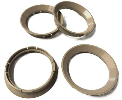 4 Stück Zentrierringe beige 64,0 57,1mm für Autofelgen Zentrierringe KFZ NEU #162