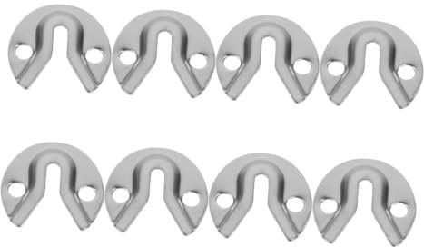 QUMIIRITY 8-teiliges Schlüsselloch-aufhängerset für Bilderrahmen Robuste Metallhalterungen Wandmontageset Einfache Installation für Wanddekoration