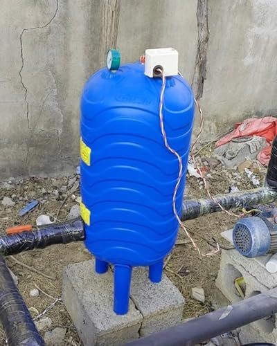 Ausdehnungsgefäß Heizung Vertikale Druckbehälter für Warmwasserbereiter/Wohnmobile, 15 26 30 40 50 66 80 90 105 132 Gallonen Harzguss-Wasserblasenturm, Ersatz für Die Haushaltswasserversorgung(35x80cm