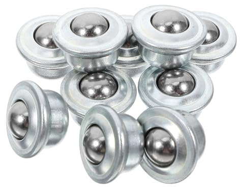 Zerodeko 10stücke Rollenlager Aus Kohlenstoffstahl Für Förderrollen Und Geräterollen Kugellagerrollen Für Möbel Und Maschinen Kleine Räder Mit Hoher Tragfähigkeit Und