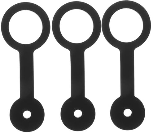 HOUDERCO 3pcs Rv Door Accessories Door Hold Open Latch Straps Silicone Rv Shower Holder for