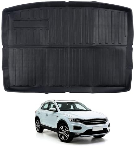 Auto Kofferraummatte für VW Golf 7 Variant/Kombi 2014-2020, Allwetter Kofferraummatte aus TPE, Wasserdicht rutschfest Passgenau, Schwarz