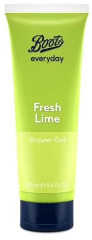 2X Boots Everyday Fresh Lime Shower Gel 250ml each