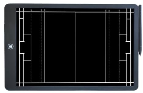 LCD-Schreibtablett, Sportstrategie, Handball-Taktiktafel, 40,6 cm (16 Zoll), Klemmbrett für Handballtrainer, LCD-Schreibtafel, Strategieausrüstung