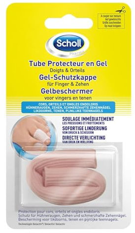 Scholl Tube Protecteur Doigts/Orteils Gelactiv Cors et Ongles Endoloris