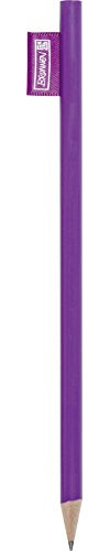Brunnen 102906060 Bleistift Colour Code (rund mit Stoff-Fähnchen) violett / purple