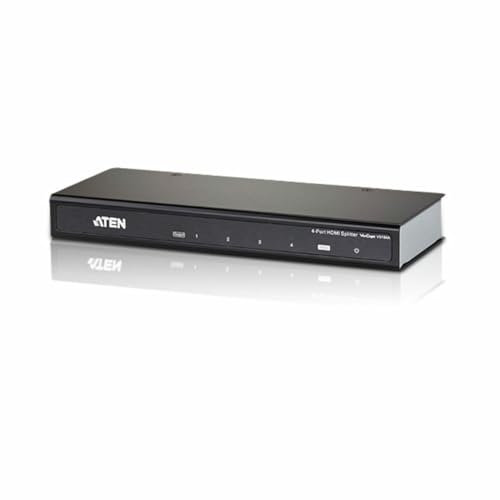 Aten VS184A-AT-G VanCryst HDMI Splitter, 4-Fach, 4k x 2k UHD Auflösungen schwarz